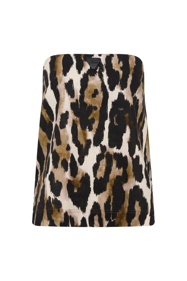 Aje Tops Airlie Strapless Top Animal 8211 Women
