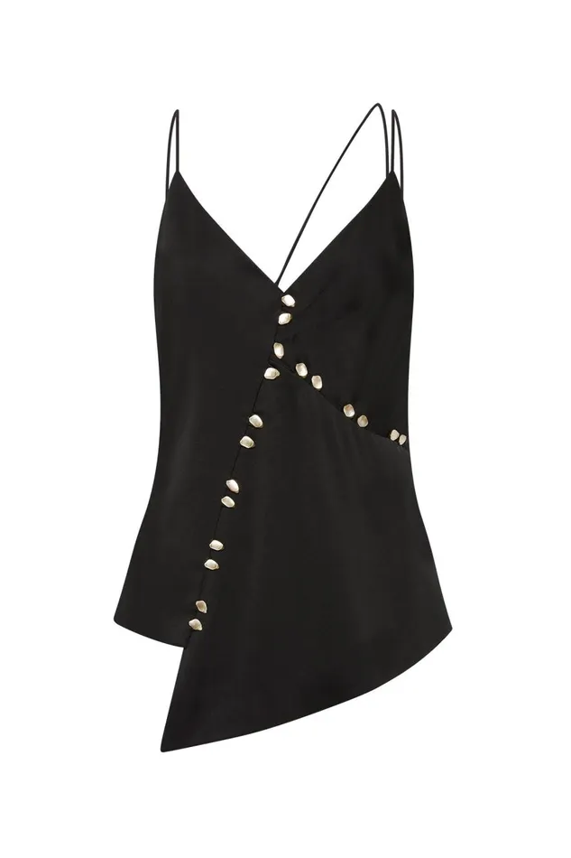 Aje Tops Riddle Button Down Top Black 8211 Women Aje Tops Riddle Button Down Top Black 8211 Women