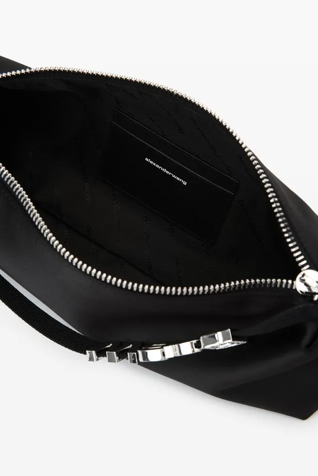 Alexander Wang Bags Women Heiress Flex Bag In Satin With CrystalEmbellished Charms