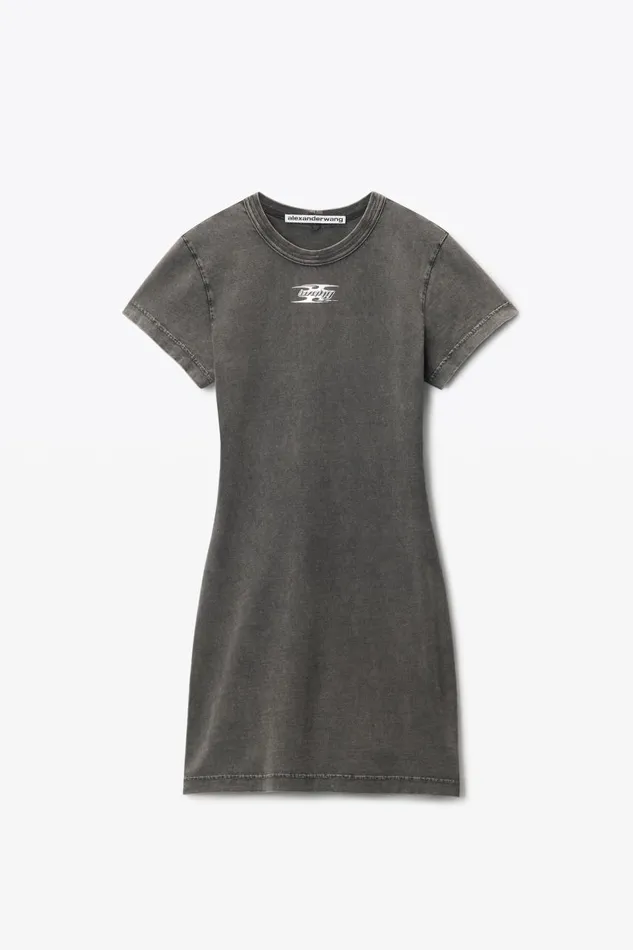 Alexander Wang Dresses Women Blade LogoEmbossed Minidress In Cotton