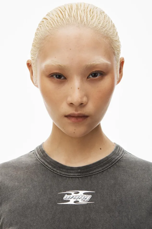 Alexander Wang Dresses Women Blade LogoEmbossed Minidress In Cotton