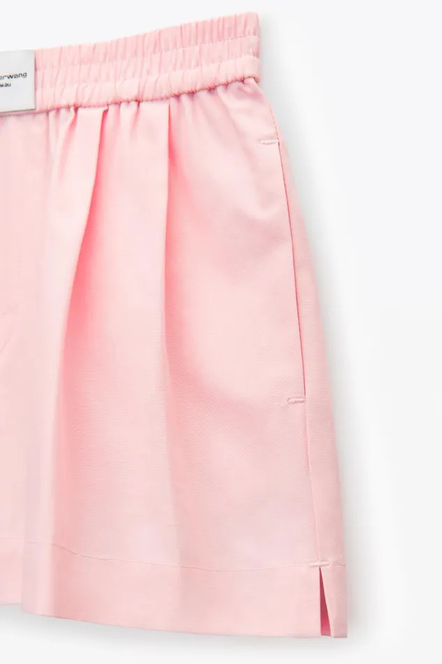 Alexander Wang Kids Classic Boxer Short In Compact Cotton