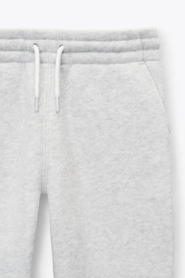 Alexander Wang Kids Logo Sweatpant In Essential Terry