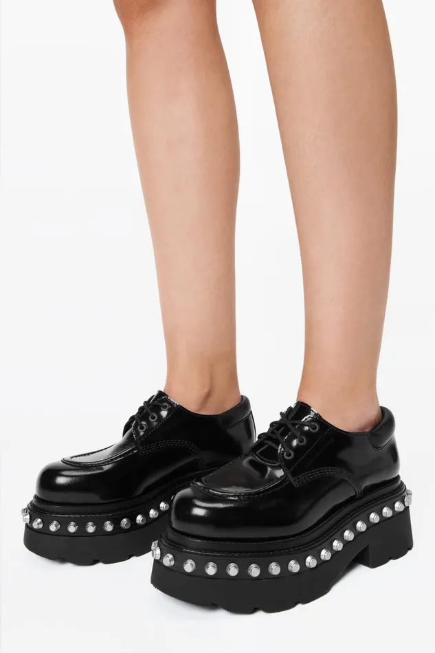 Alexander Wang Shoes Women Atlas Derby In Calf Leather