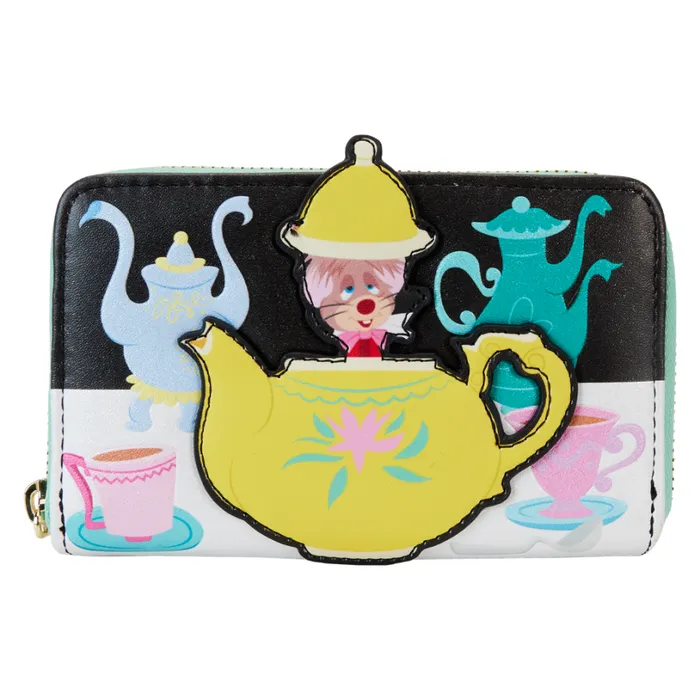 Alice In Wonderland Unbirthday Zip Around Wallet Unisex Loungefly Bags and Wallets Alice In Wonderland Unbirthday Zip Around Wallet Unisex Loungefly Bags and Wallets