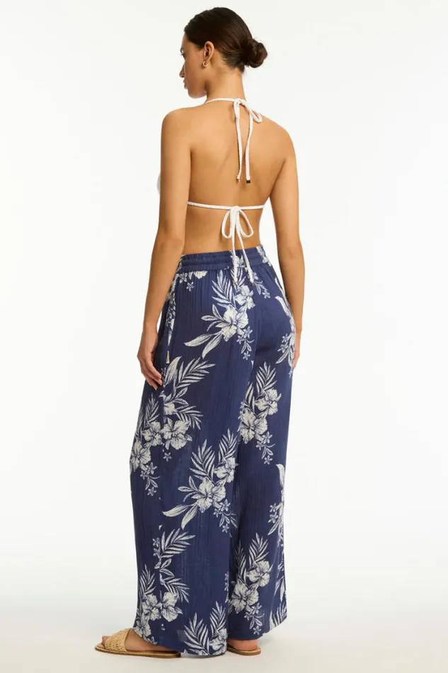 Aloha Beach Pant Aloha French Navy Women Sea Level Pants