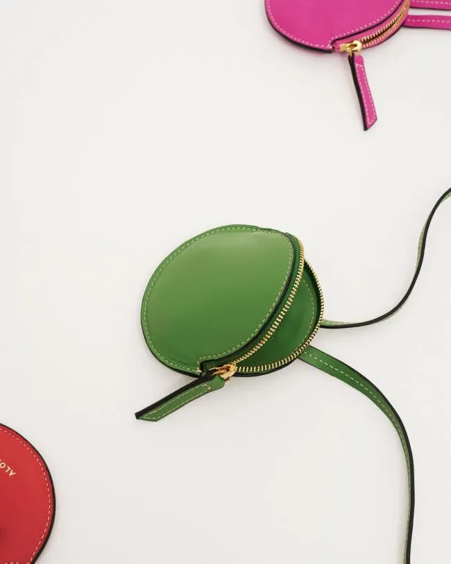 ALOHAS Bags The Q 8211 Green Leather Pouch 8211 Women