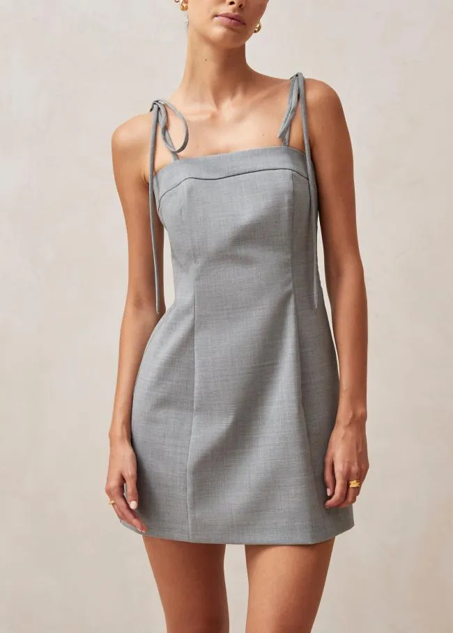 ALOHAS Dresses Caroline 8211 Grey WoolBlend Dress 8211 Women