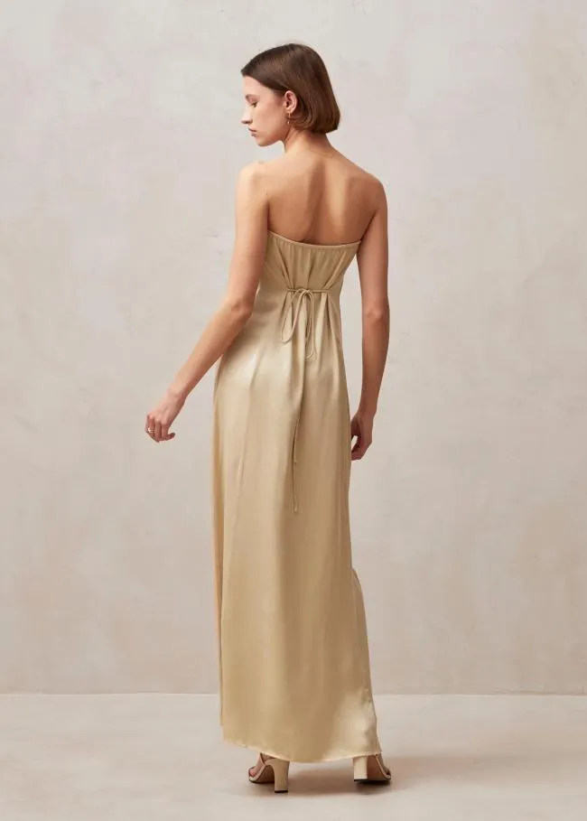 ALOHAS Dresses Ilia 8211 Beige Maxi Dress 8211 Women