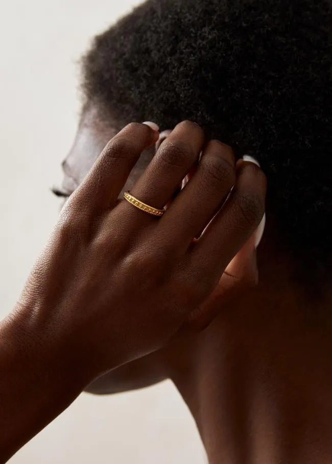 ALOHAS Jewelry Radix 8211 Gold Plated Ring 8211 Women