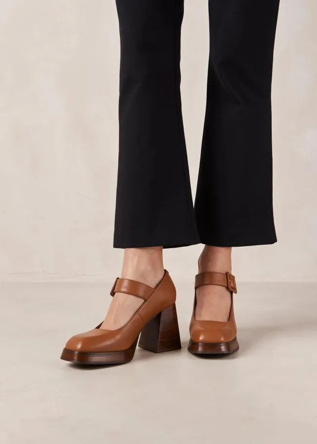 ALOHAS Pumps Oregon 8211 Brown Leather Pumps 8211 Women