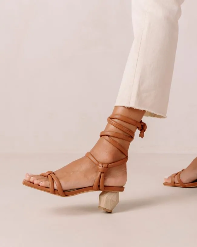 ALOHAS Sandals Creative 8211 Brown Leather Sandals 8211 Women