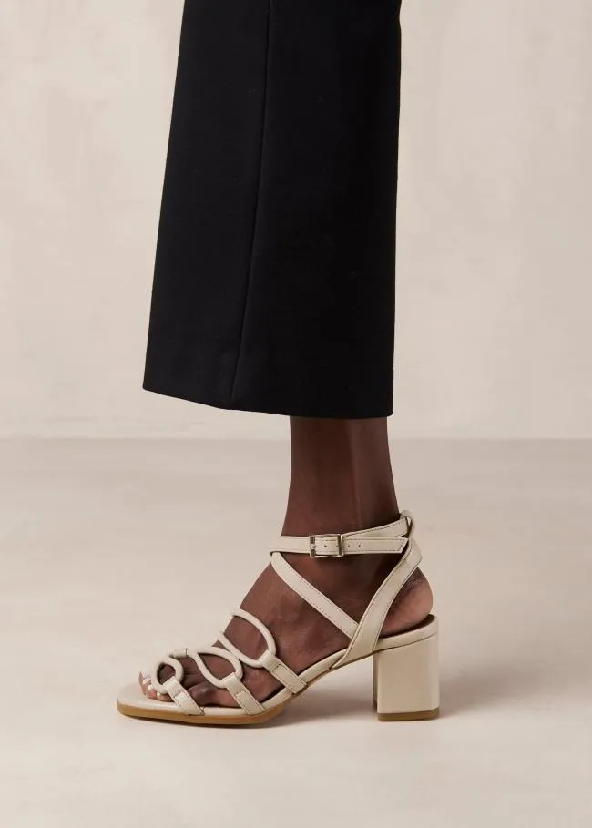 ALOHAS Sandals Mick 8211 Beige Vegan Leather Sandals 8211 Women