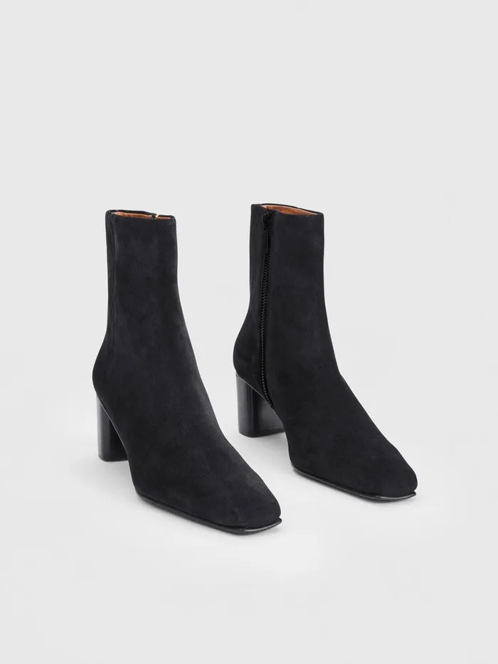ATP Atelier Icon Shoes Praia Black Suede Ankle Boots Black 8211 Women