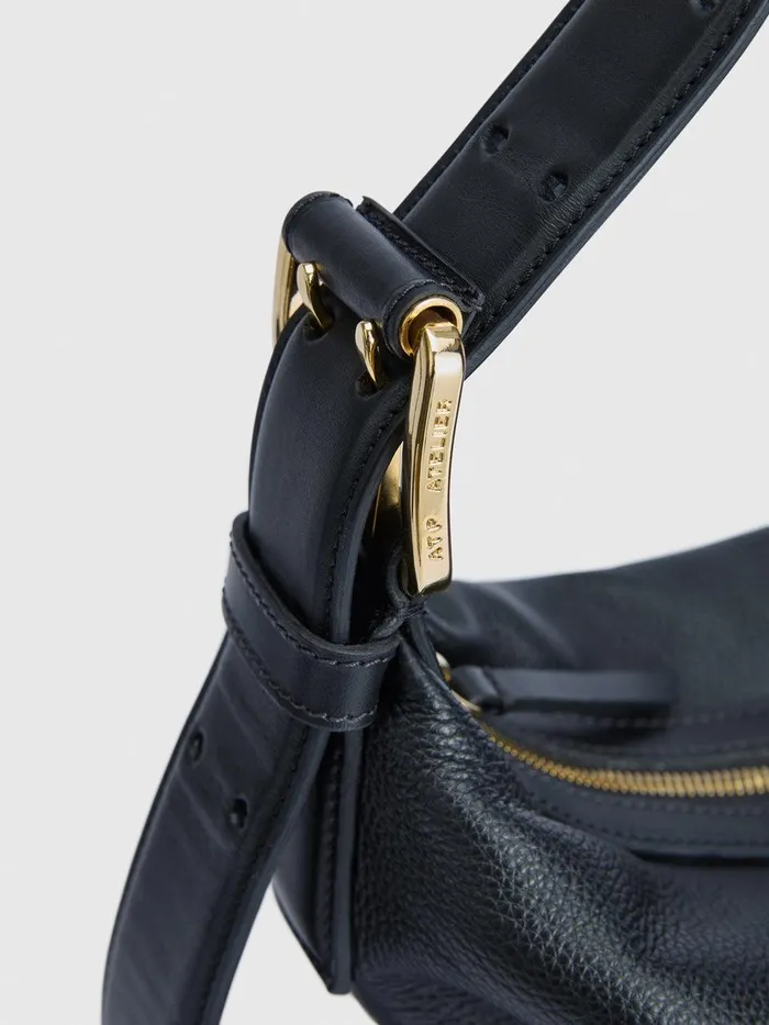 ATP Atelier Shoulder Bags Bassano Black Grained LeatherLeather Tote Bag Black 8211 Women