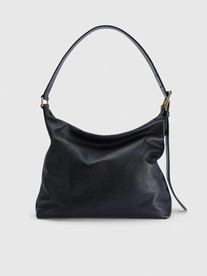 ATP Atelier Shoulder Bags Bassano Black Grained LeatherLeather Tote Bag Black 8211 Women