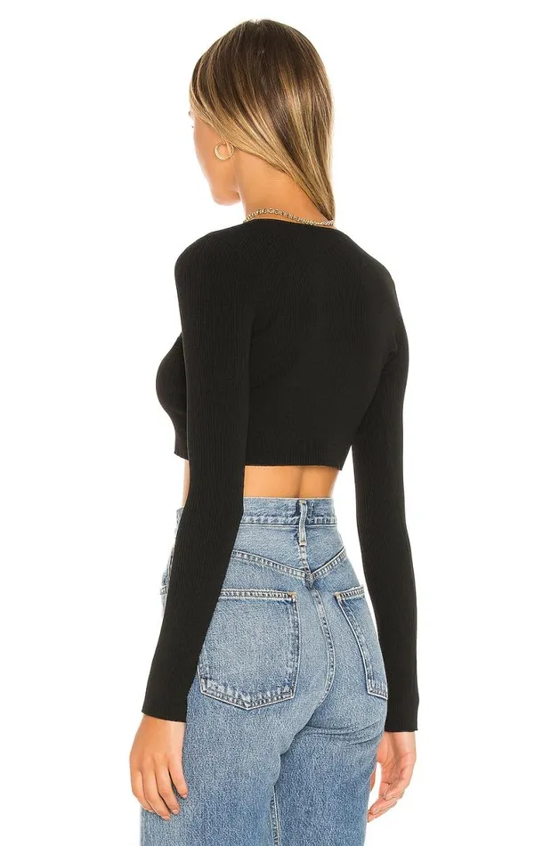 Audrey Cardigan Black Women Lovers and Friends Sweaters and Knits