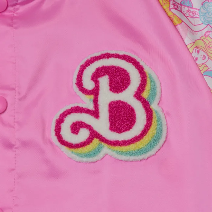 Barbie 65th Anniversary Bomber Jacket Unisex Loungefly Apparel