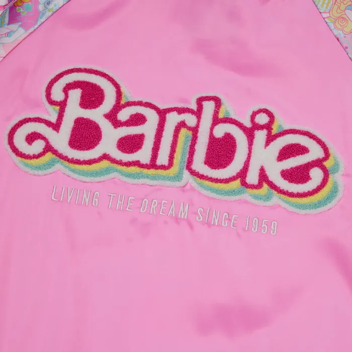 Barbie 65th Anniversary Bomber Jacket Unisex Loungefly Apparel