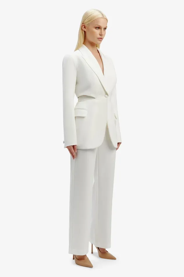 Bardot Blazers Cassian Cut Out Blazer In Ivory 8211 Women Bardot Blazers Cassian Cut Out Blazer In Ivory 8211 Women