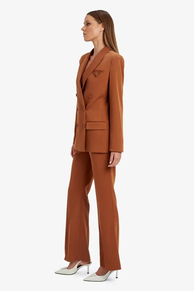 Bardot Blazers Sloane Classic Blazer In Chestnut 8211 Women