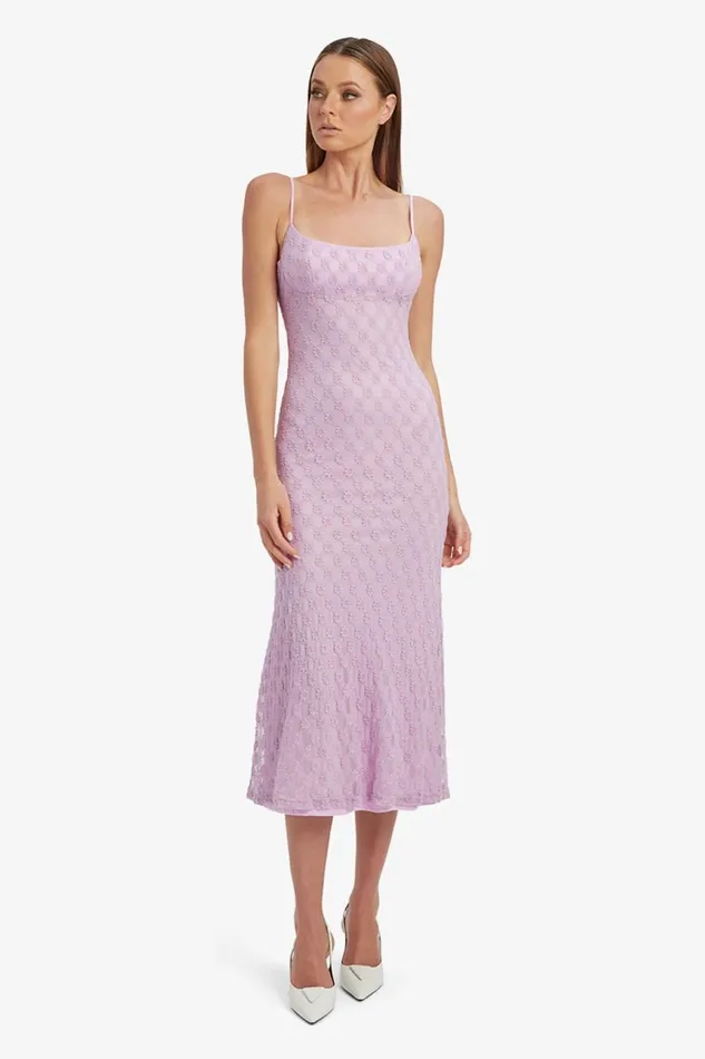 Bardot Day To Night Dresses Adoni Mesh Midi Dress In Lilac 8211 Women Bardot Day To Night Dresses Adoni Mesh Midi Dress In Lilac 8211 Women