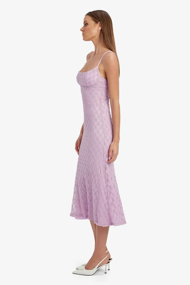 Bardot Day To Night Dresses Adoni Mesh Midi Dress In Lilac 8211 Women Bardot Day To Night Dresses Adoni Mesh Midi Dress In Lilac 8211 Women
