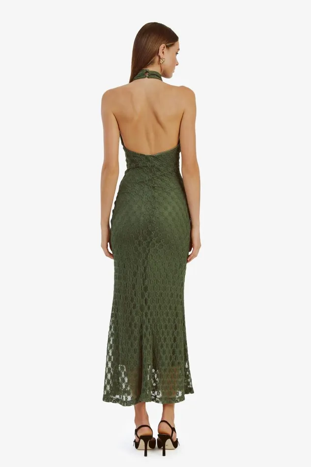 Bardot Day To Night Dresses Adoni Ola Lace Maxi Dress In Khaki 8211 Women Bardot Day To Night Dresses Adoni Ola Lace Maxi Dress In Khaki 8211 Women
