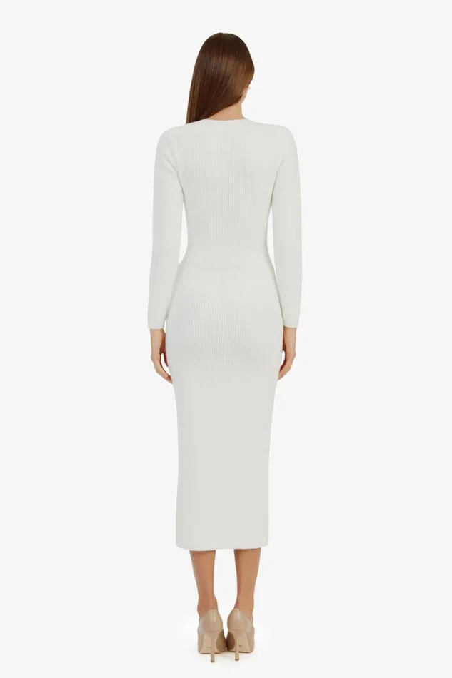 Bardot Day To Night Dresses Kavala Knit Maxi Dress In Ivory 8211 Women