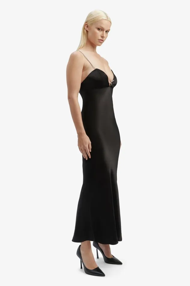 Bardot Day To Night Dresses Lili Midi Dress In Black 8211 Women