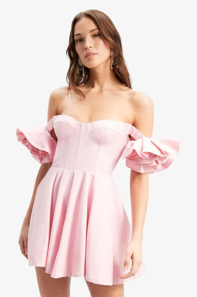 Bardot Day To Night Dresses Sigma Mini Dress In Baby Pink 8211 Women Bardot Day To Night Dresses Sigma Mini Dress In Baby Pink 8211 Women