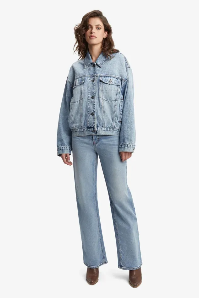 Bardot Denim Jackets Relaxed Denim Jacket In Vintage 8211 Women Bardot Denim Jackets Relaxed Denim Jacket In Vintage 8211 Women