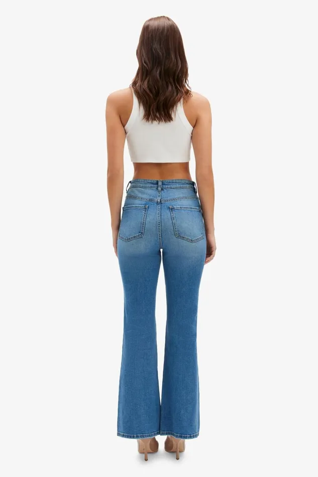 Bardot Flare Jean Ashlynn Hi Boot Leg Jeans In Dark Denim 8211 Women Bardot Flare Jean Ashlynn Hi Boot Leg Jeans In Dark Denim 8211 Women