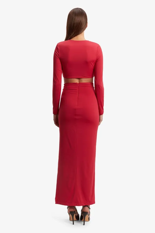 Bardot Skirts Neve Maxi Skirt In Deep Red 8211 Women Bardot Skirts Neve Maxi Skirt In Deep Red 8211 Women