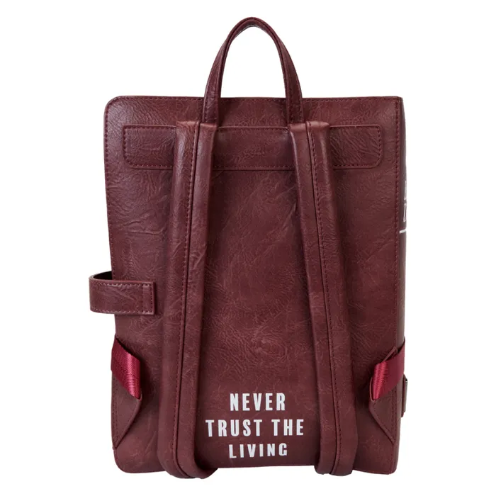 Beetlejuice Handbook For The Recently Deceased Pin Trader Backpack Unisex Loungefly Backpacks