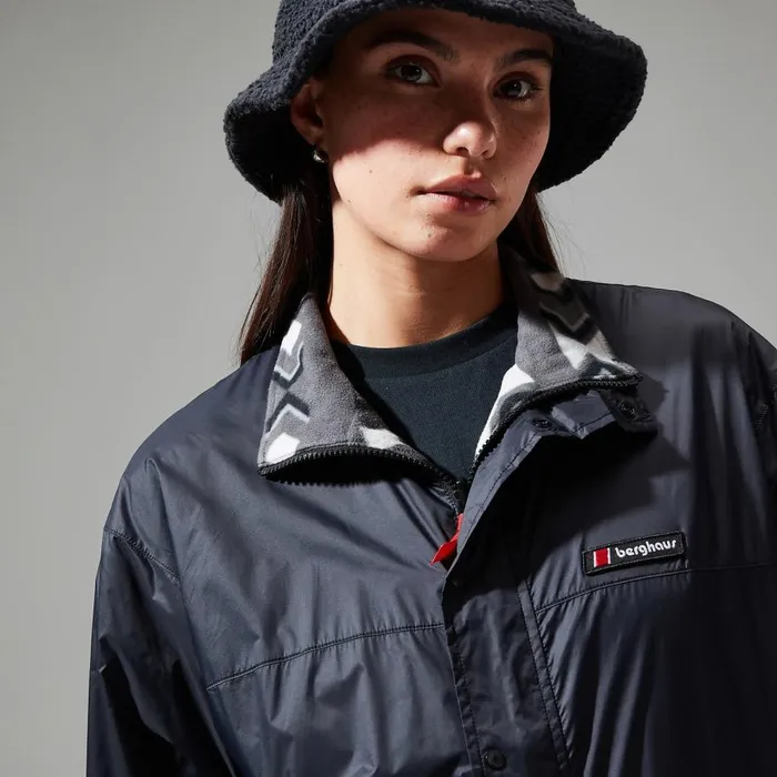 Berghaus Fleece Reverse Wind Full Zip Fleece 8211 BlackGrey 8211 MenWomen