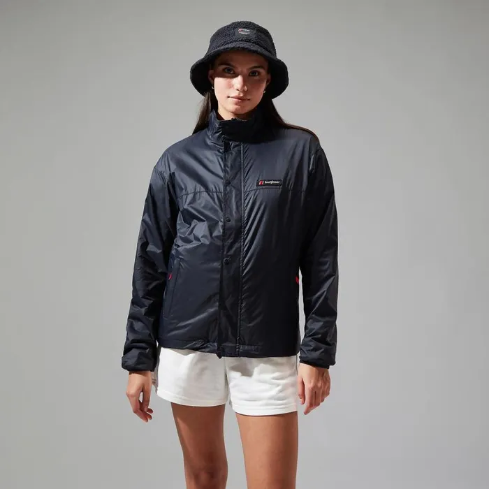 Berghaus Fleece Reverse Wind Full Zip Fleece 8211 BlackGrey 8211 MenWomen