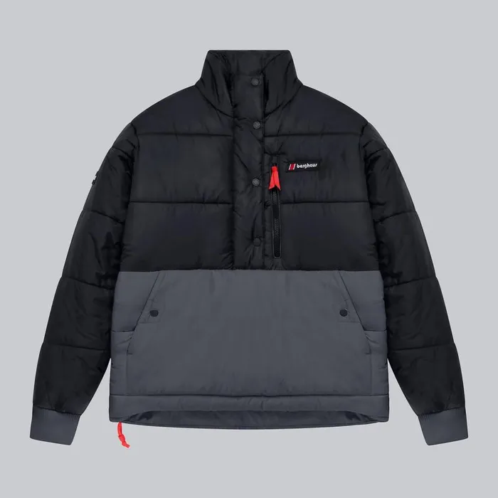Berghaus Insulated Selapass Insulated Half Zip Jacket 8211 Black Grey 8211 Women