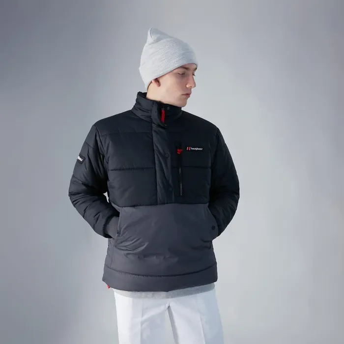 Berghaus Insulated Selapass Insulated Half Zip Jacket 8211 Black Grey 8211 Women
