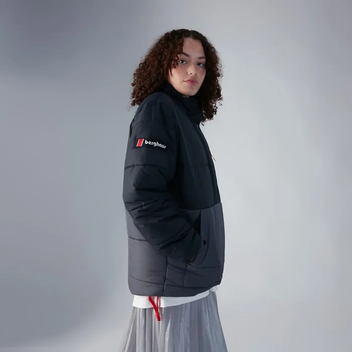 Berghaus Insulated Selapass Insulated Half Zip Jacket 8211 Black Grey 8211 Women