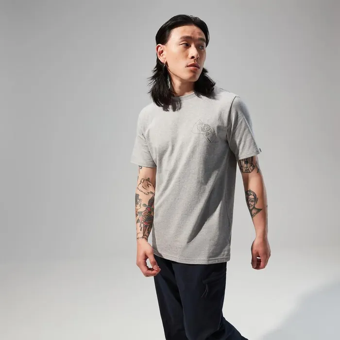 Berghaus TShirts Mens Hike Beans Short Sleeve Tee 8211 Dark Grey 8211 Men Berghaus TShirts Mens Hike Beans Short Sleeve Tee 8211 Dark Grey 8211 Men