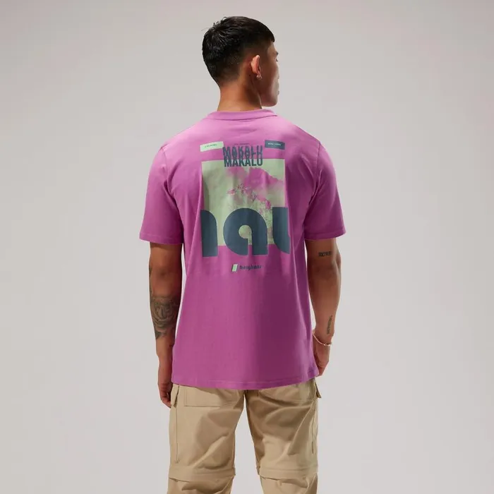 Berghaus TShirts MTN Zine Short Sleeve Tee 8211 Purple 8211 MenWomen