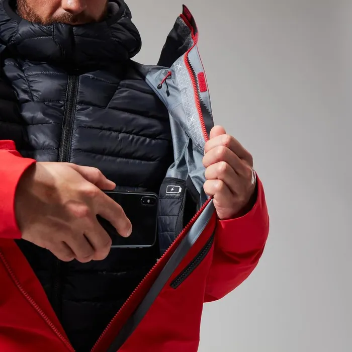 Berghaus Waterproof MTN Guide GTX Pro Jacket 8211 RedBlack 8211 Men
