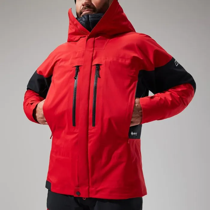 Berghaus Waterproof MTN Guide GTX Pro Jacket 8211 RedBlack 8211 Men