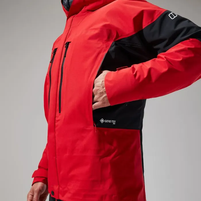 Berghaus Waterproof MTN Guide GTX Pro Jacket 8211 RedBlack 8211 Men