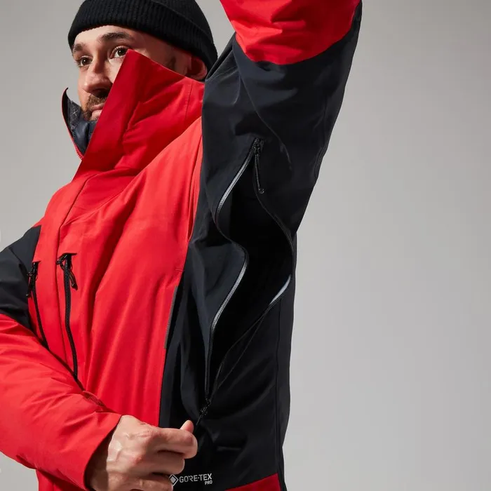 Berghaus Waterproof MTN Guide GTX Pro Jacket 8211 RedBlack 8211 Men