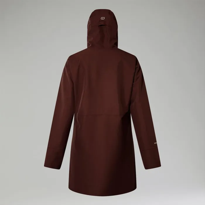 Berghaus Waterproof Omeara Long Waterproof Jacket 8211 Brown 8211 Women