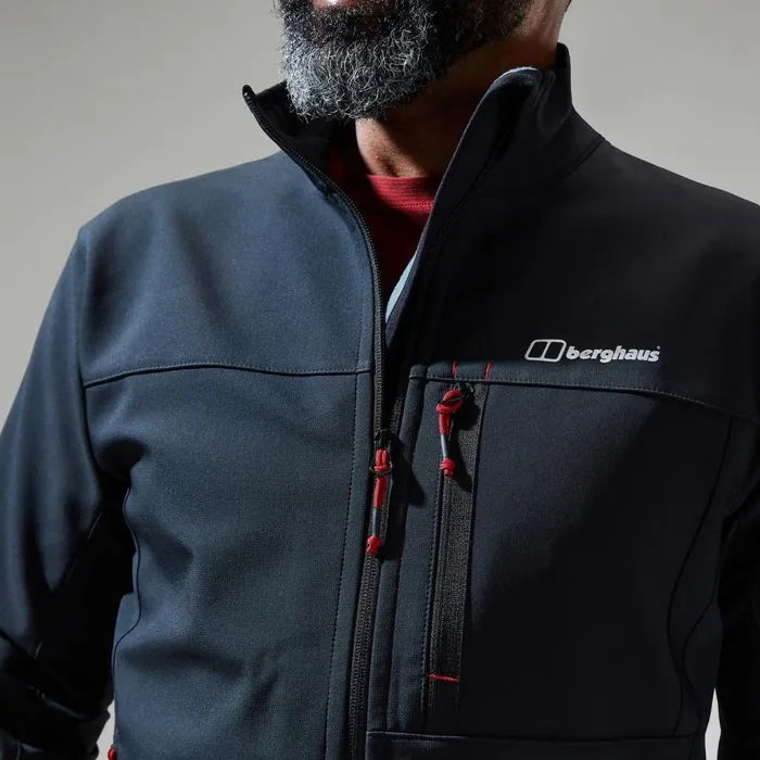Berghaus Windproof Ghlas 20 Softshell Jacket 8211 Black 8211 Men Berghaus Windproof Ghlas 20 Softshell Jacket 8211 Black 8211 Men