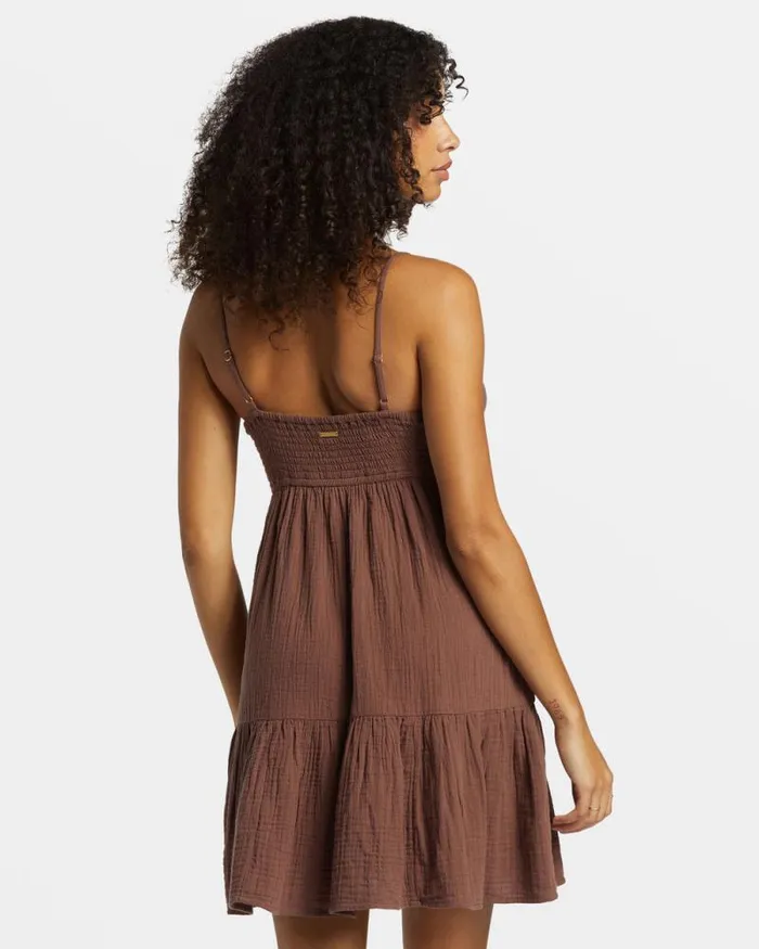 Billabong Dresses Wave After Wave Mini Dress Kona 8211 Women Billabong Dresses Wave After Wave Mini Dress Kona 8211 Women