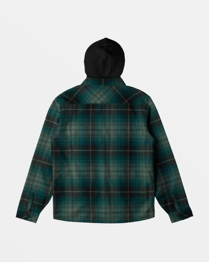 Billabong Hoodies and Fleece ADiv Furnace Bonded Long Sleeve Flannel Shirt Forest Green 8211 Men Billabong Hoodies and Fleece ADiv Furnace Bonded Long Sleeve Flannel Shirt Forest Green 8211 Men